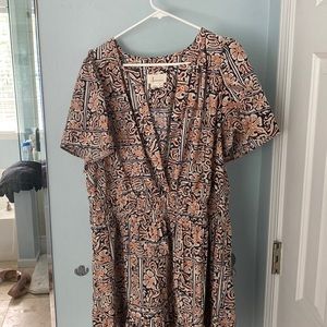 Anthro plus size dress